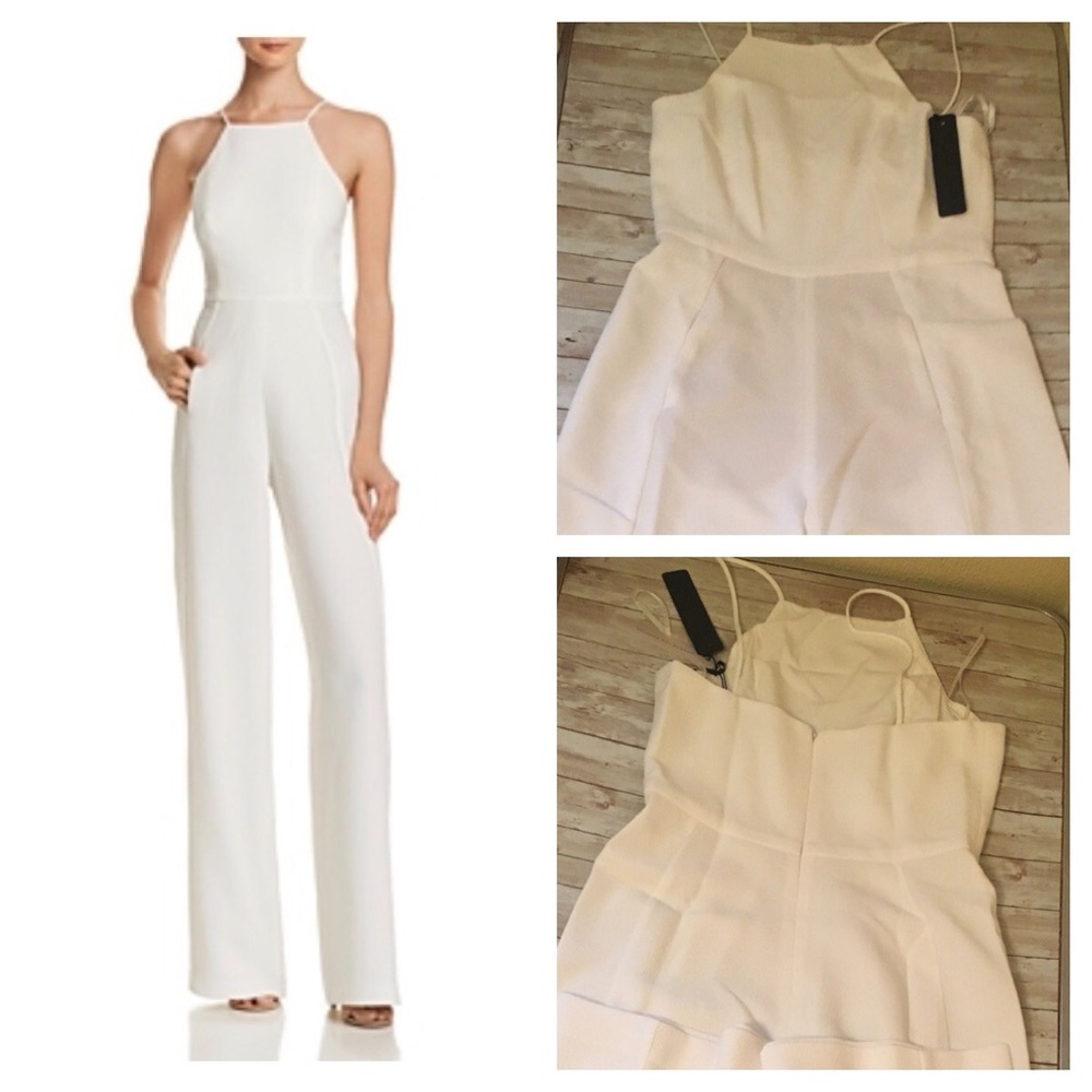 Black Halo Joaquin Wide Leg Jumpsuit Size 10 NWT